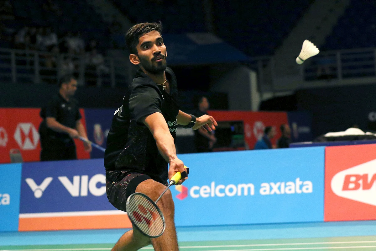K. Srikanth will attempt to defend his Indonesia Open crown from Kento Momota.