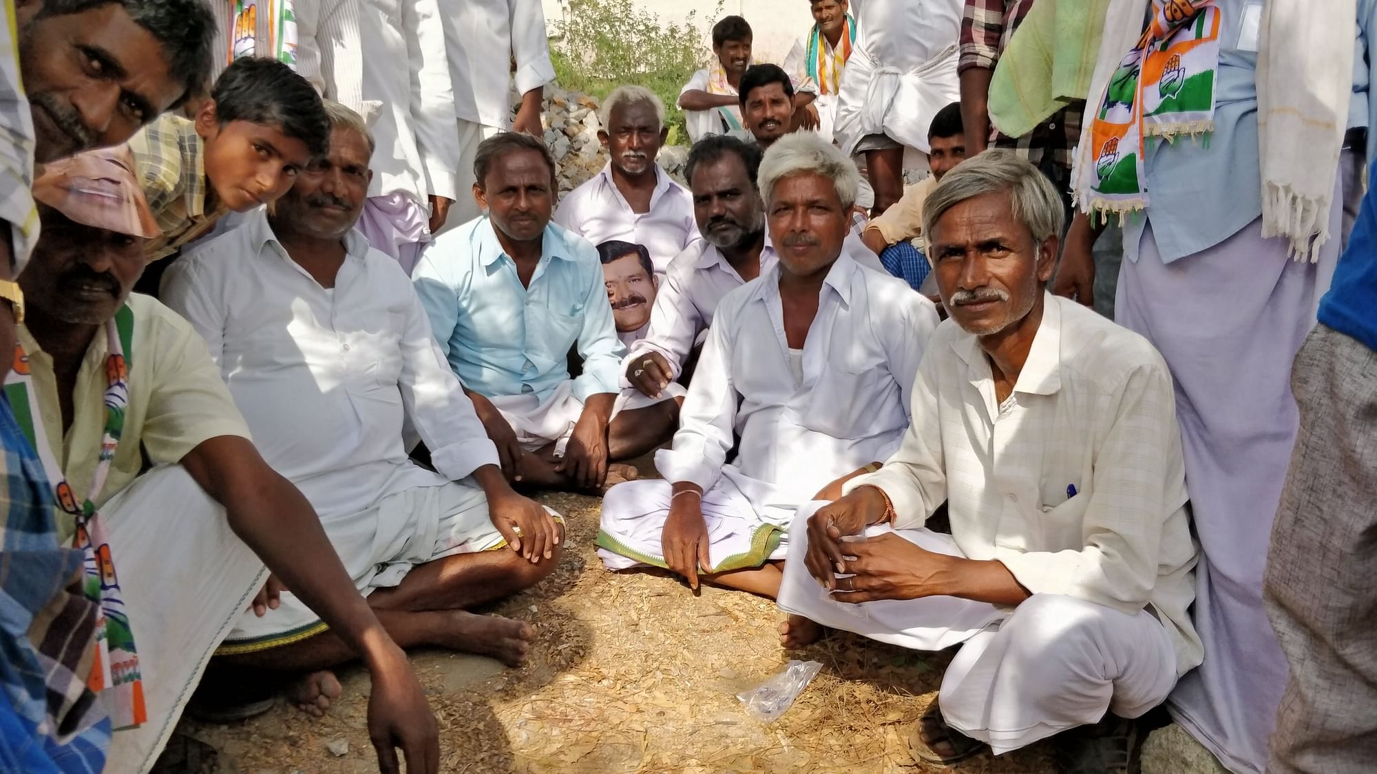 A group of villagers in North Karnataka’s Raichur district.&nbsp;