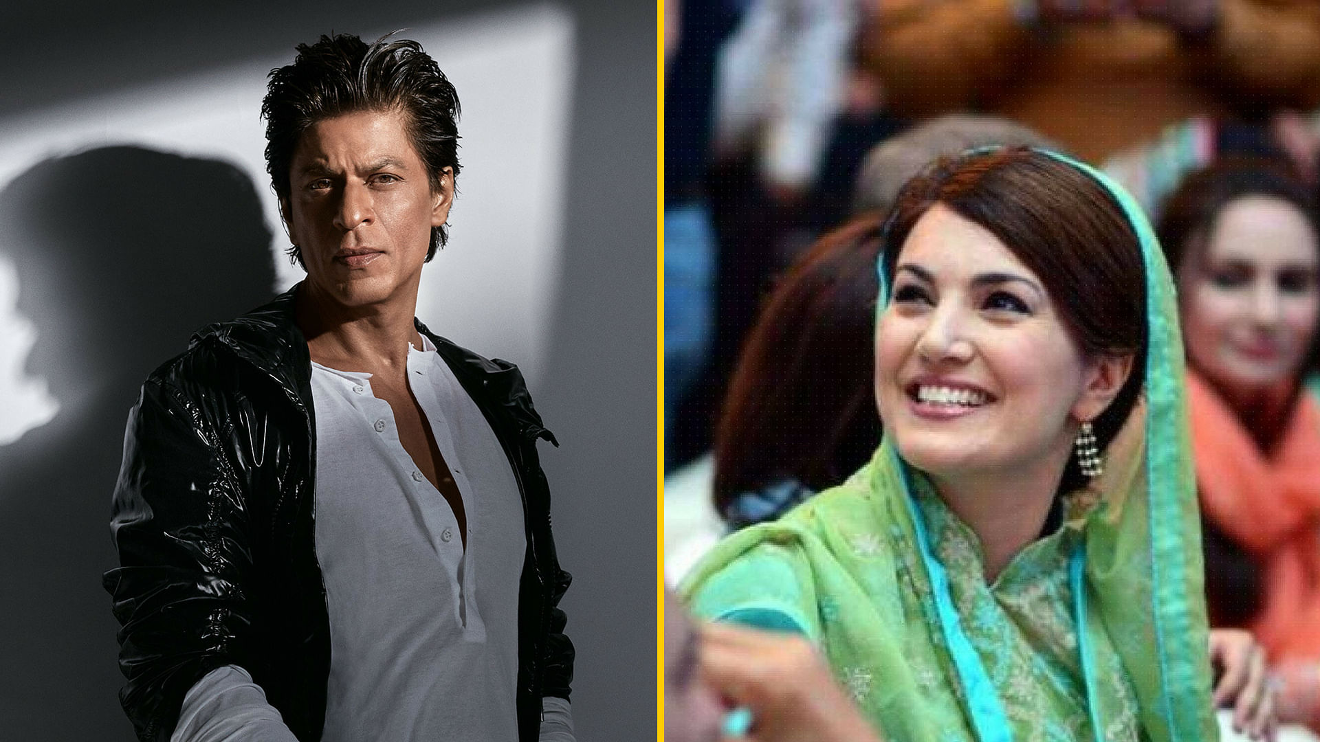 Reham Khan happened to meet Shah Rukh Khan as she hosted a stage at the London Mela.