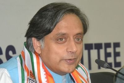 Congress leader Dr. Shashi Tharoor. (Photo: IANS)