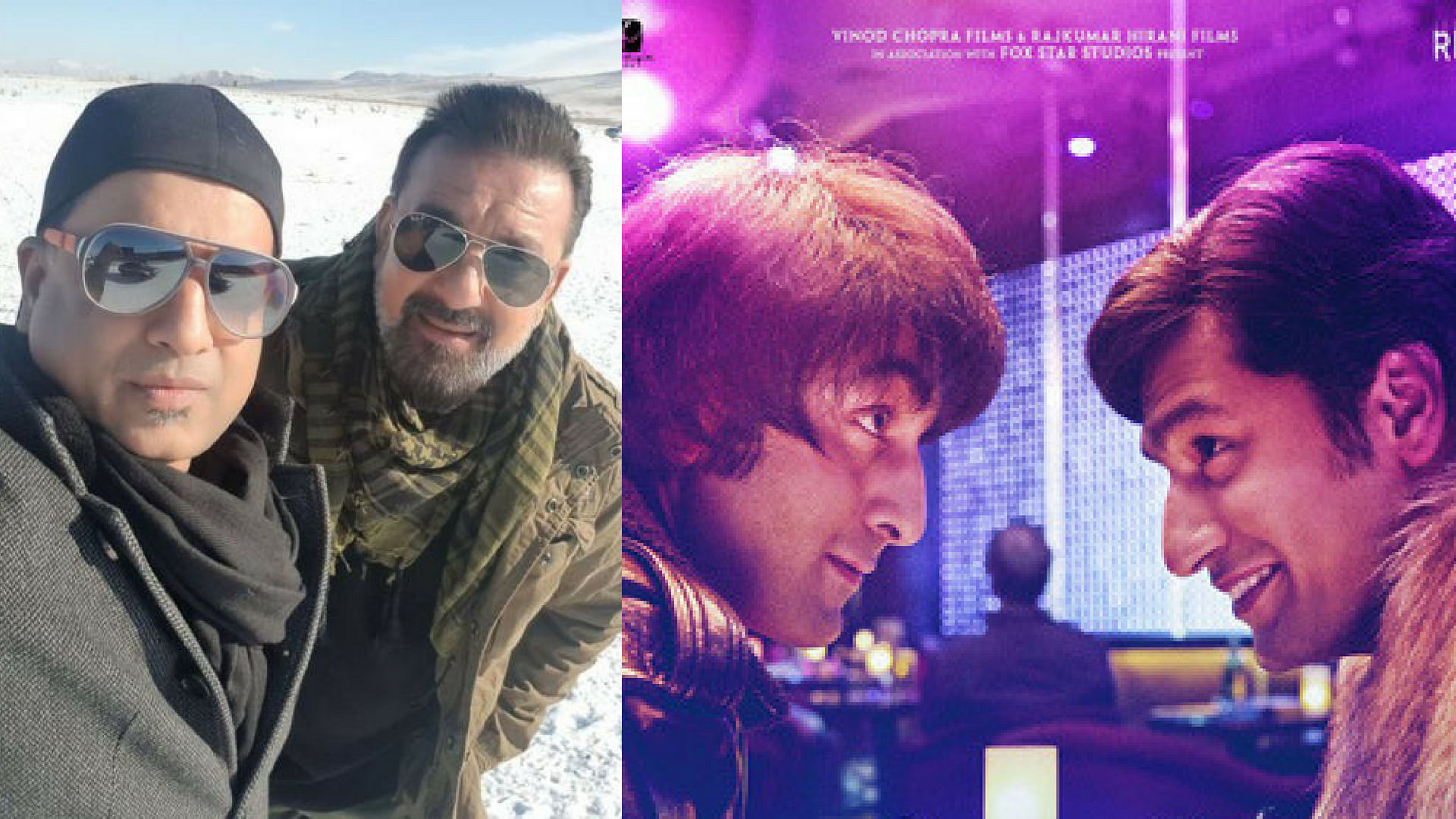 Sanjay Dutt with his best friend Paresh Ghelani, on whom Vicky Kaushal’s character in <i>Sanju </i>is based.