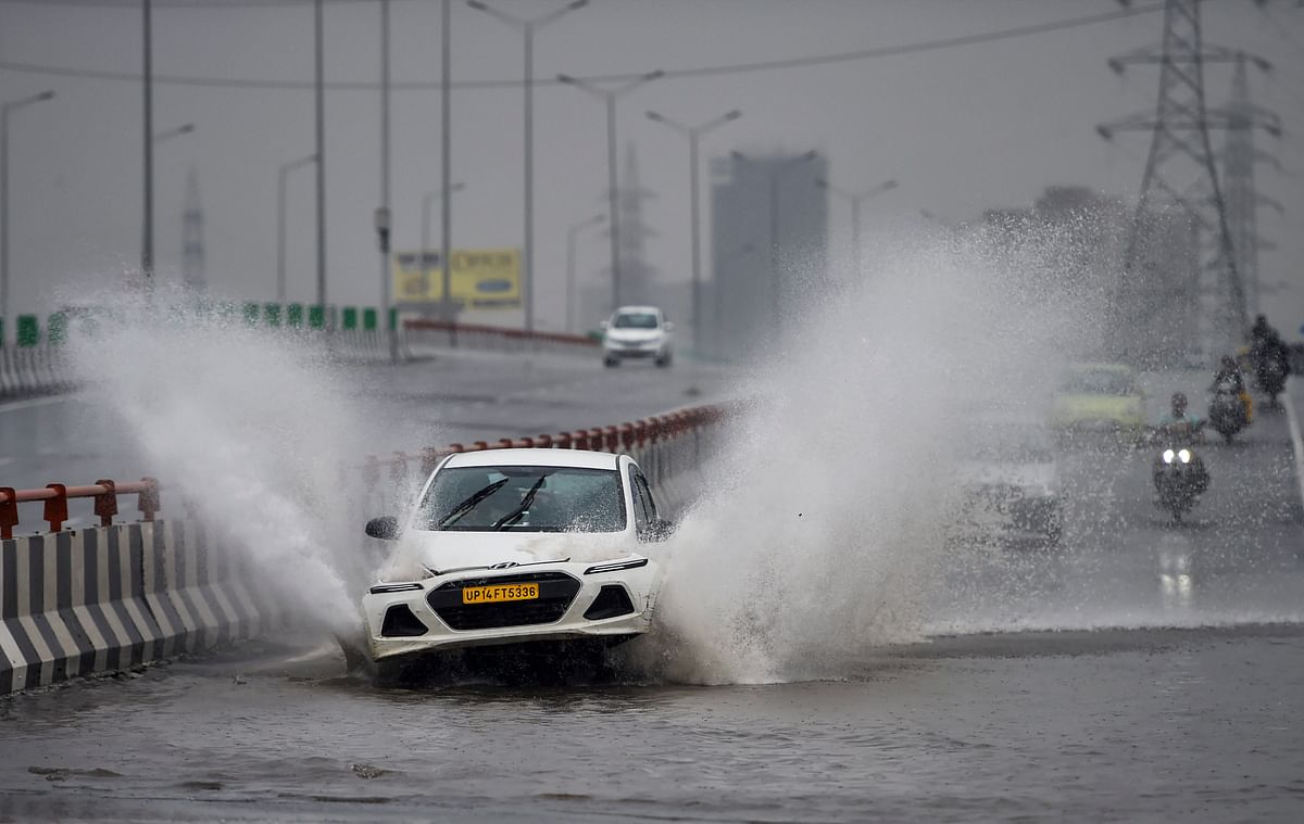 After heavy showers, waterlogged streets, traffic jams and power cuts bring Delhi-NCR to a standstill. 