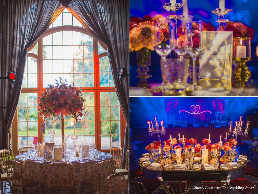 Gorgeous detailed table set-ups during the reception.&nbsp;