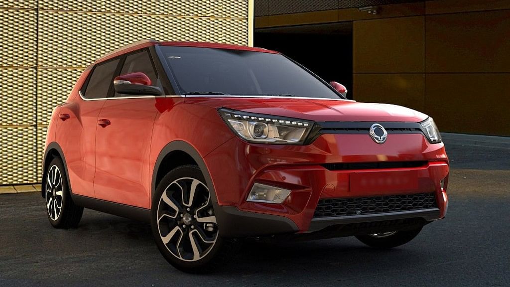 The Mahindra S210 (code name) will be based on the Ssangyong Tivoli.