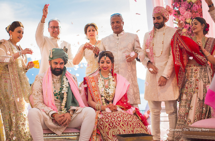 Here’s another moment from the wedding.