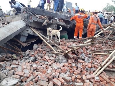 Building collapses in Ghaziabad, six injured