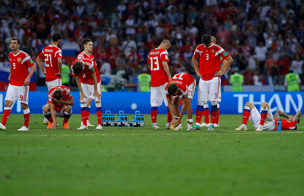 Russia entered the World Cup  with the lowest ranking of the 32 teams, but suddenly couldn’t stop winning.