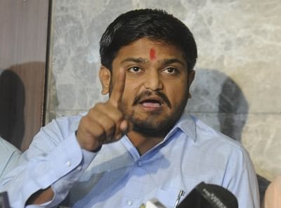 Anamat Andolan Samiti (PAAS) leader Hardik Patel. (File Photo: IANS)