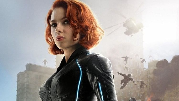 Scarlett Johansson plays the Black Widow.