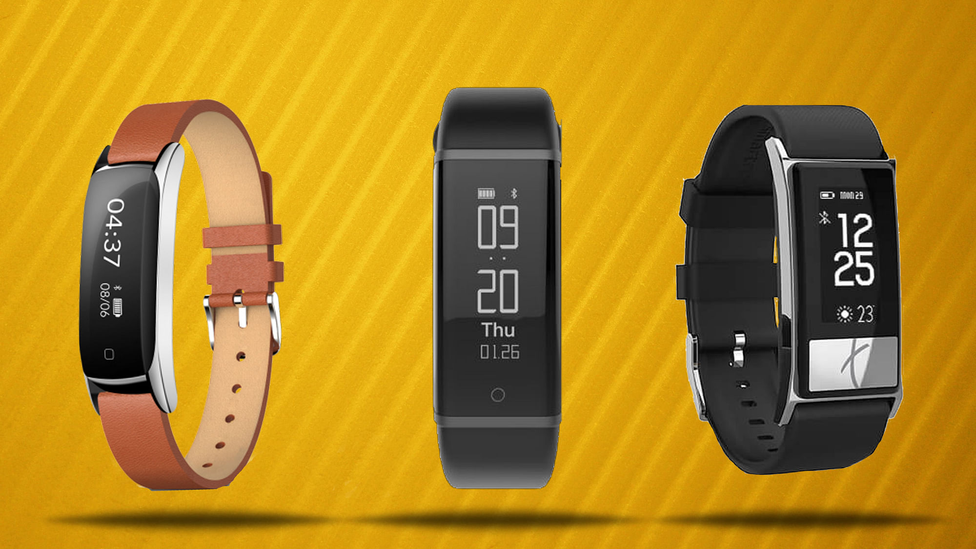A look at the top 5 stylish fitness bands in India under Rs 4,000.