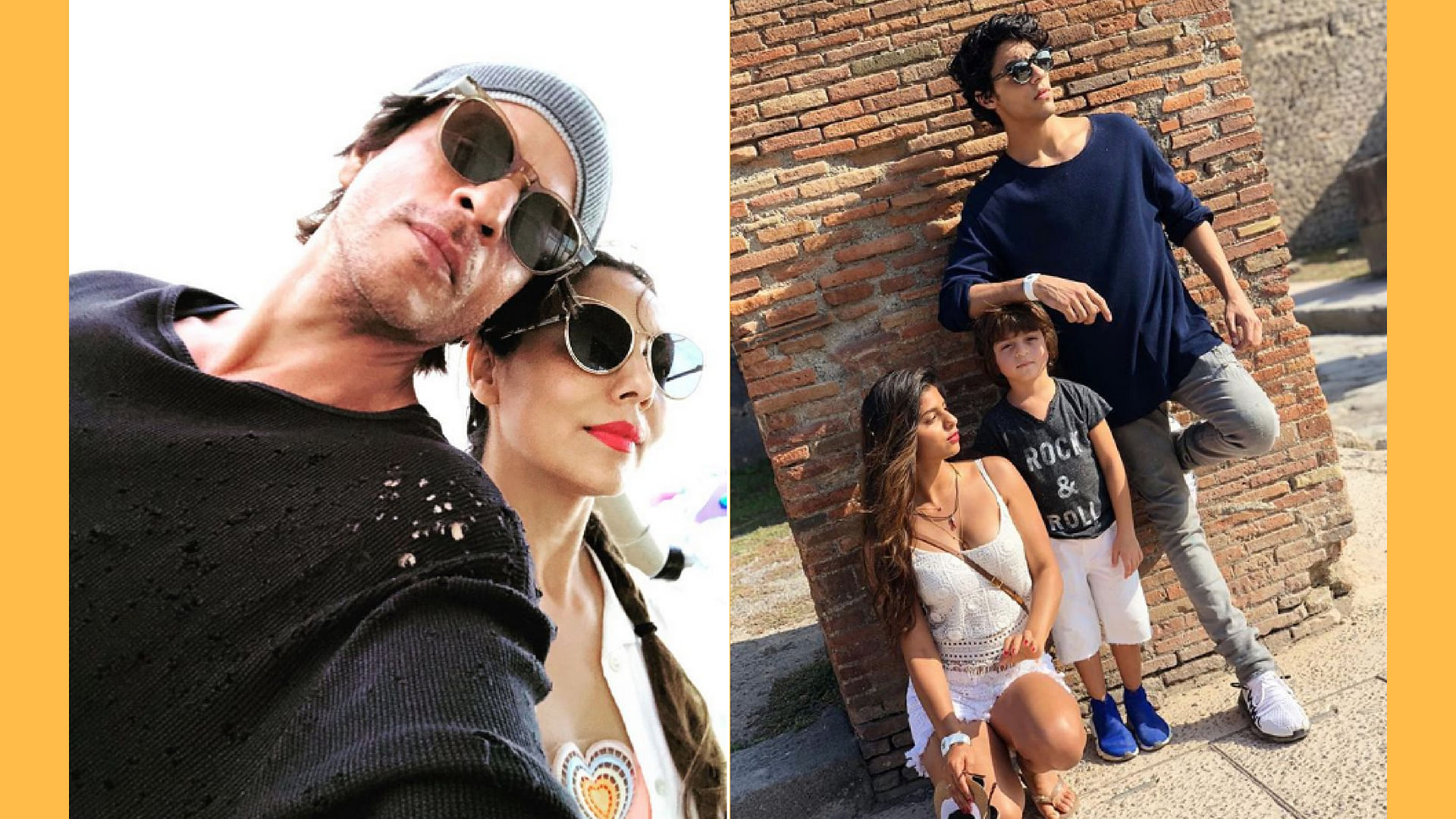 Shah Rukh Khan and family are on a break.