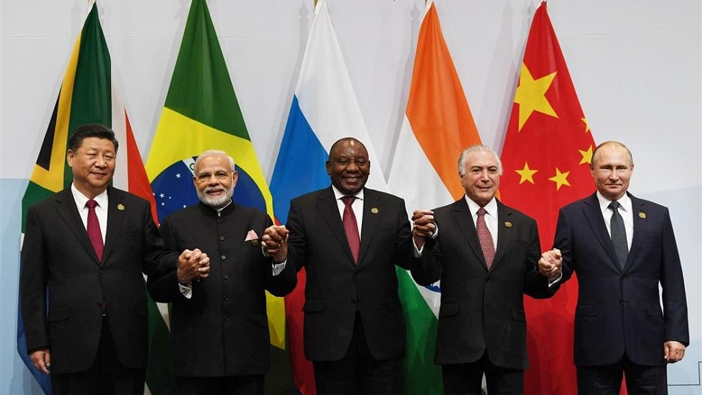 Leaders of the state meet at BRICS Summit in Johannesburg.