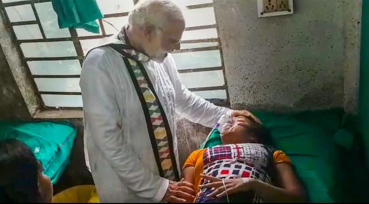 At least 90 people were injured after a part of a tent collapsed during PM Modi’s speech in West Bengal’s Midnapore