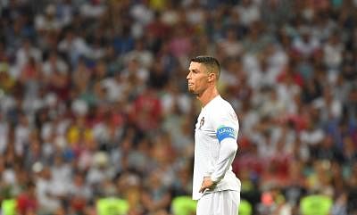 Cristiano Ronaldo. (Xinhua/Liu Dawei/IANS)