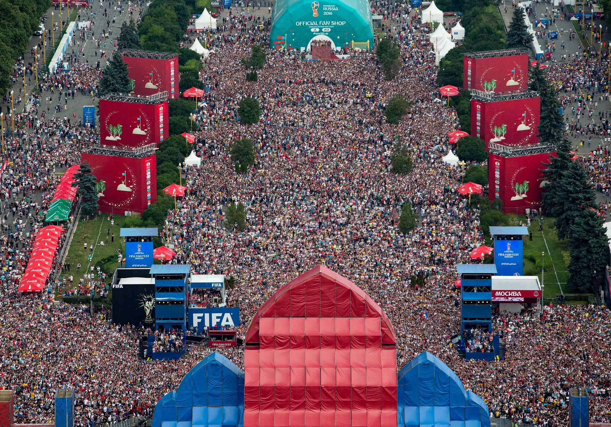 FIFA World Cup 2018: Moscow, Russia Fan Fest Photos, Tour