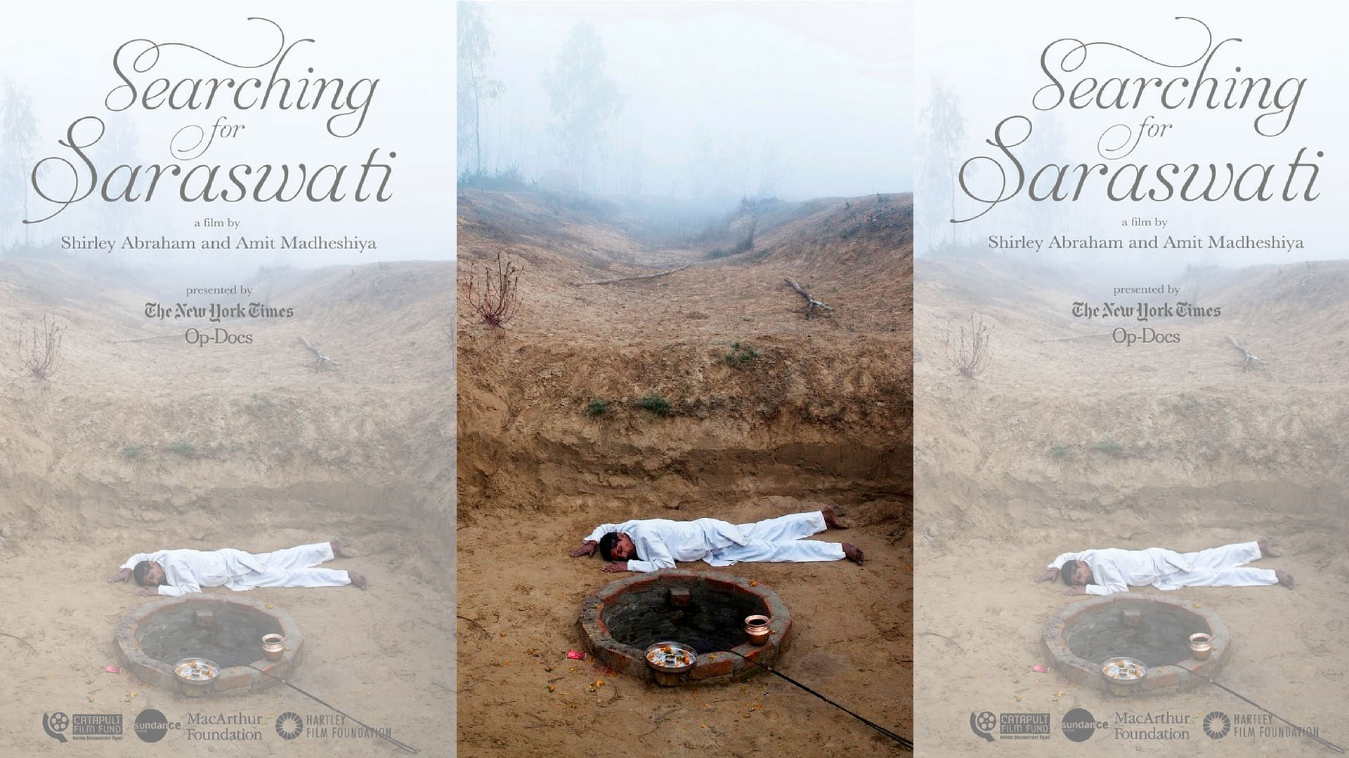 A poster of&nbsp;<i>Searching for Saraswati.</i>