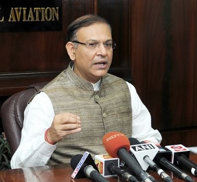 Minister of State for Civil Aviation Jayant Sinha. (File Photo: IANS)