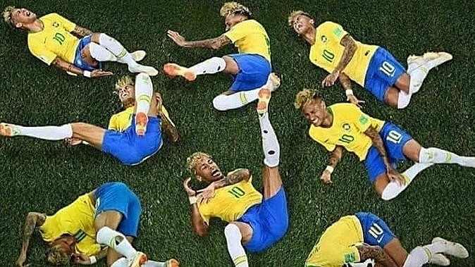 The Neymar Challenge has fans across the world rolling.
