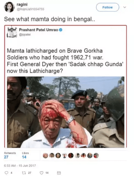 Not only does Umrao circulate fake news on social media but also  fuels communal hate, religious divide and sexism.