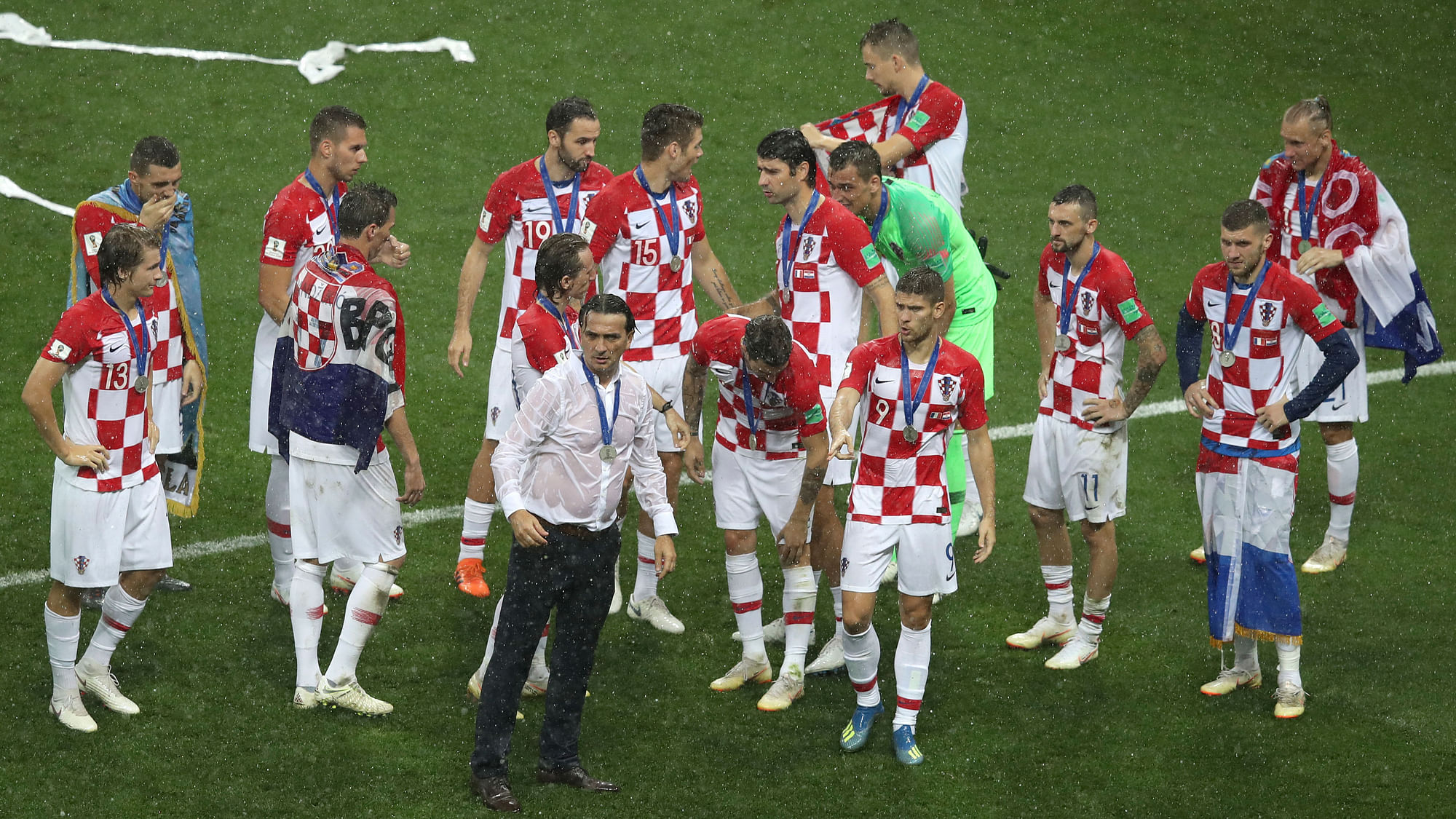 Croatia coach Zlatko Dalic told his players they should be proud of their sensational World Cup run.