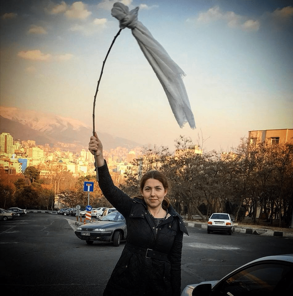 Forced to wear hijabs for 40 years, Iranian women are using the power of social media to defy government & society.