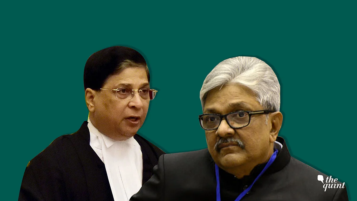 CJI Dipak Misra (L), who heads the Collegium, and Justice KM Joseph (R).