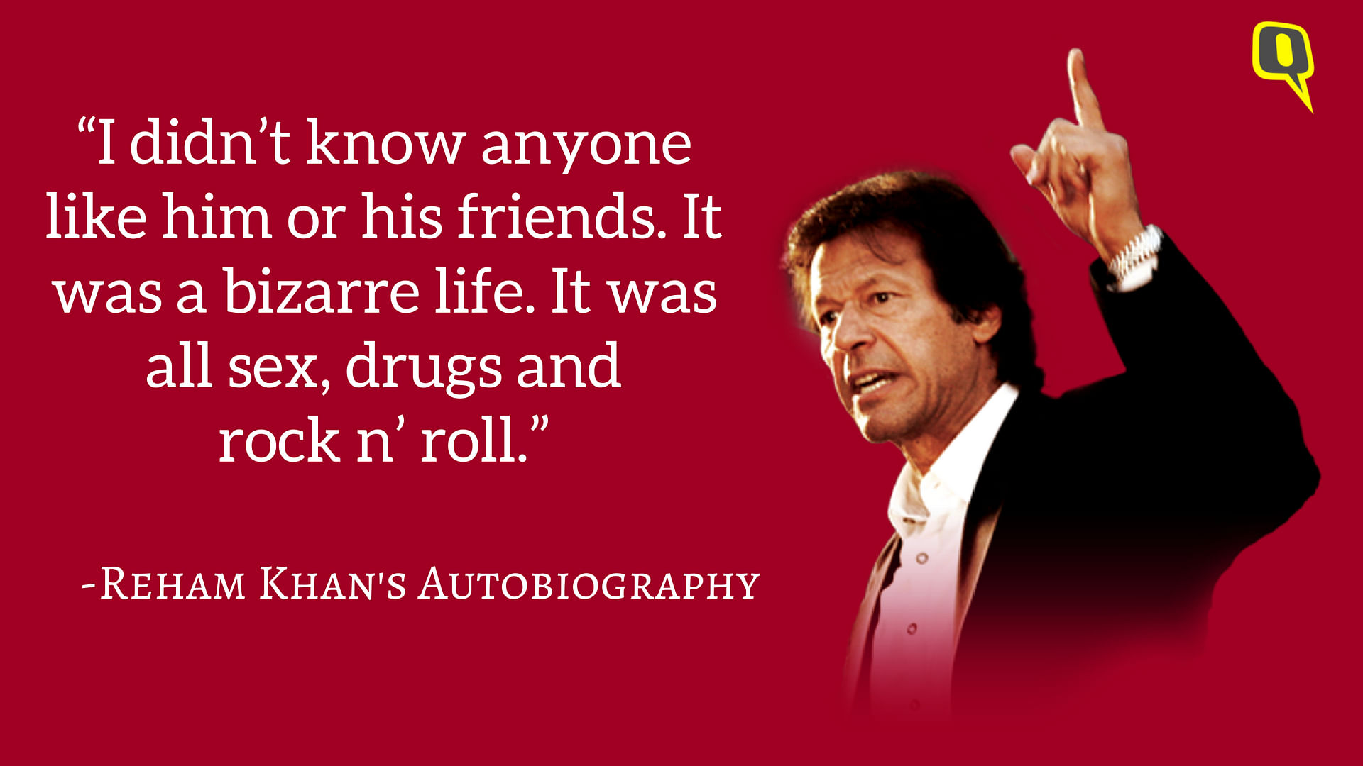 Sex Drugs Black Magic Reham Khan’s Book On Imran Has It All