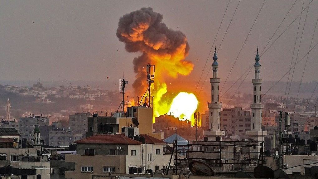 The Israeli military launched dozens of strikes into Gaza that killed four Palestinians, including three Hamas fighters.