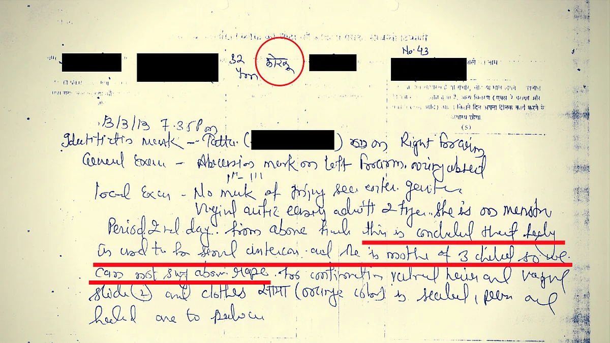 All names and addresses on the test have been blacked out to protect identity.