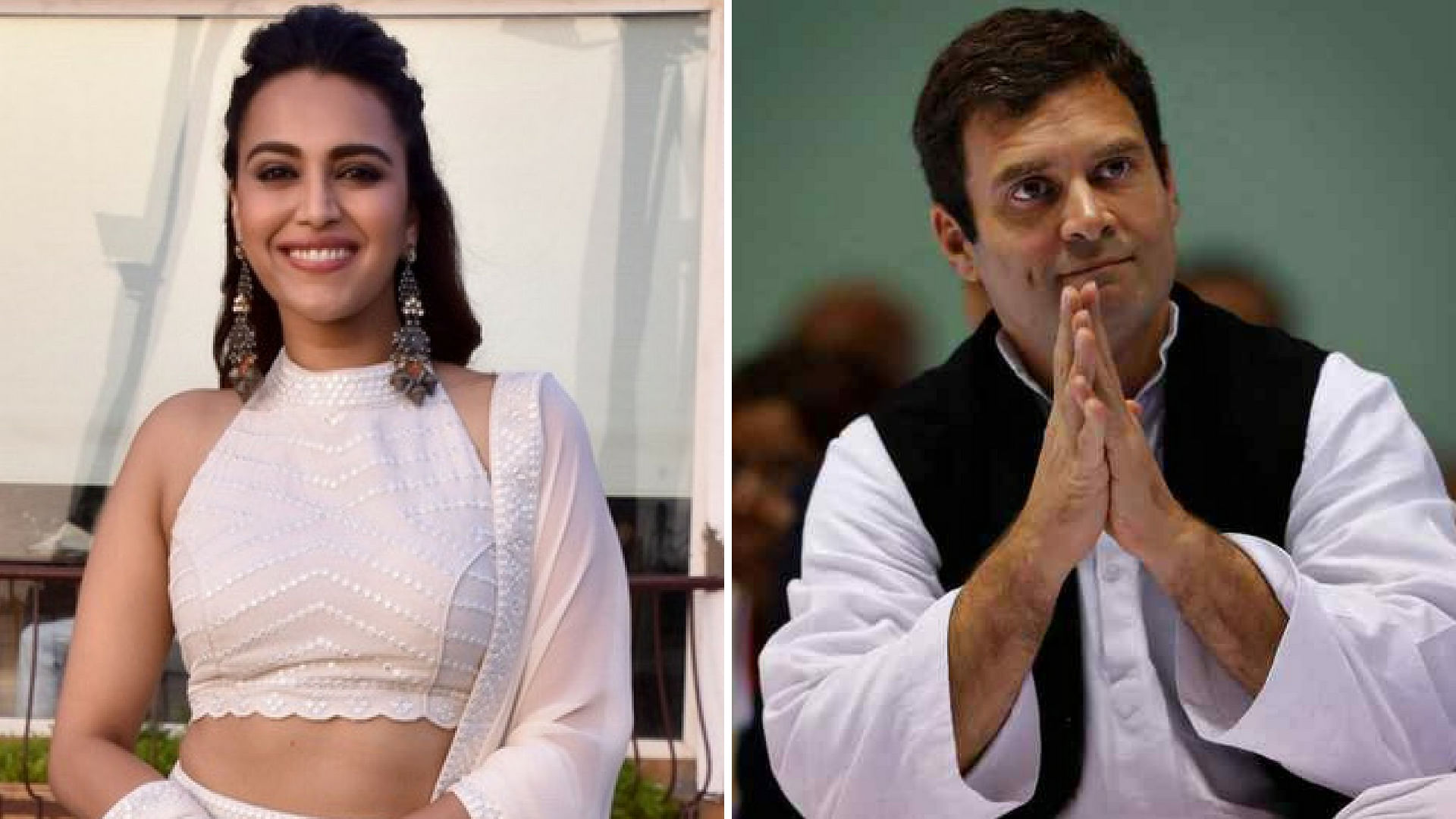 Swara Bhasker reacts to Rahul Gandhi’s tweet on <i>Sacred Games</i>.