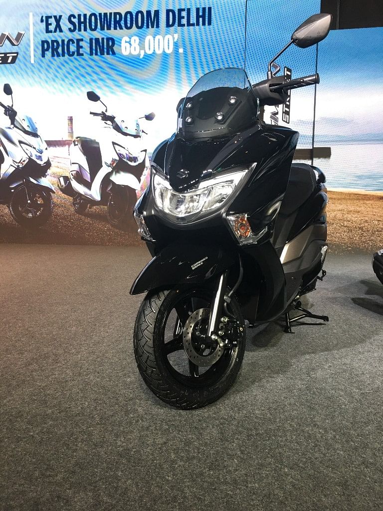 The Suzuki Burgman borrows its engine from the Access 125 and will be a direct competitor to the Honda Activa.