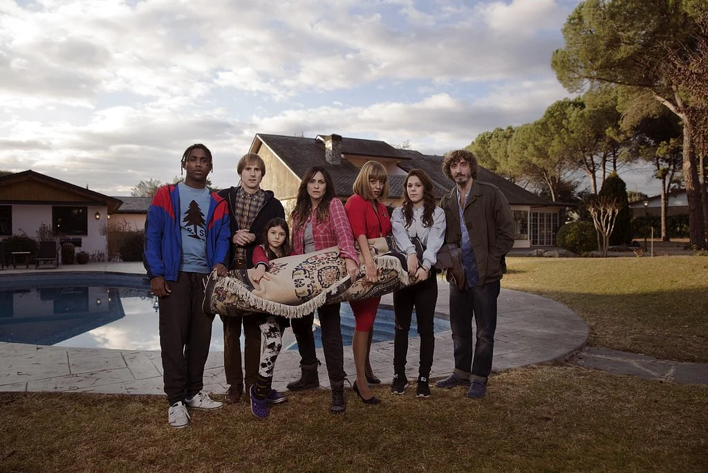 A still from <i>Welcome to the Family.</i>