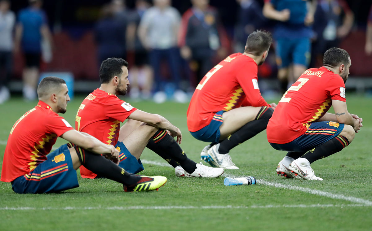 Hosts Russia beat Spain 4-3 on penalties on Sunday to advance to the World Cup quarter-finals.