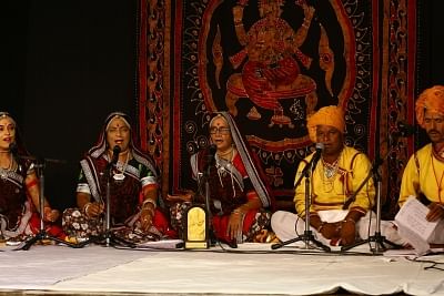 Assamese and Malwi folk music performances at the IGNCA.