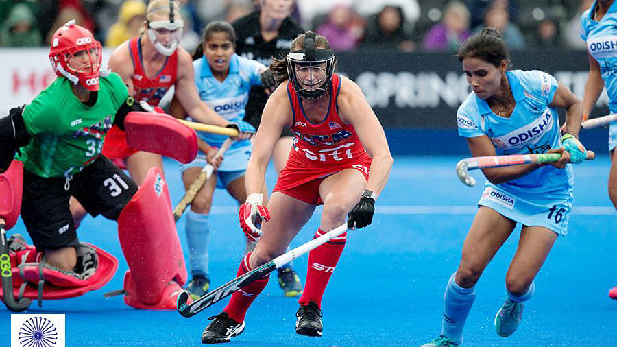 The Indian women’s hockey team held USA to a 1-1 draw on Sunday.