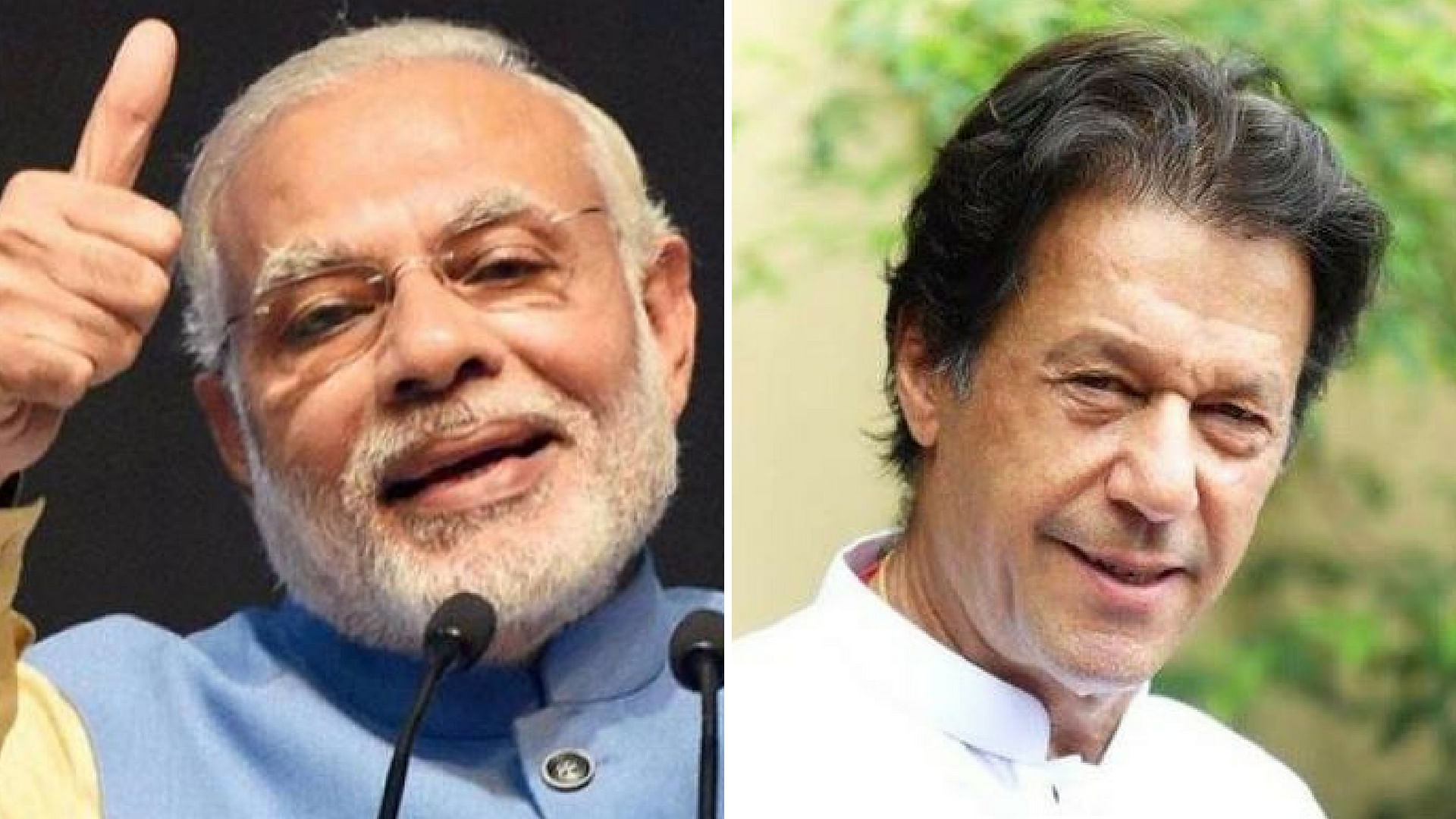 PM Narendra Modi and Pakistan PM Imran Khan.