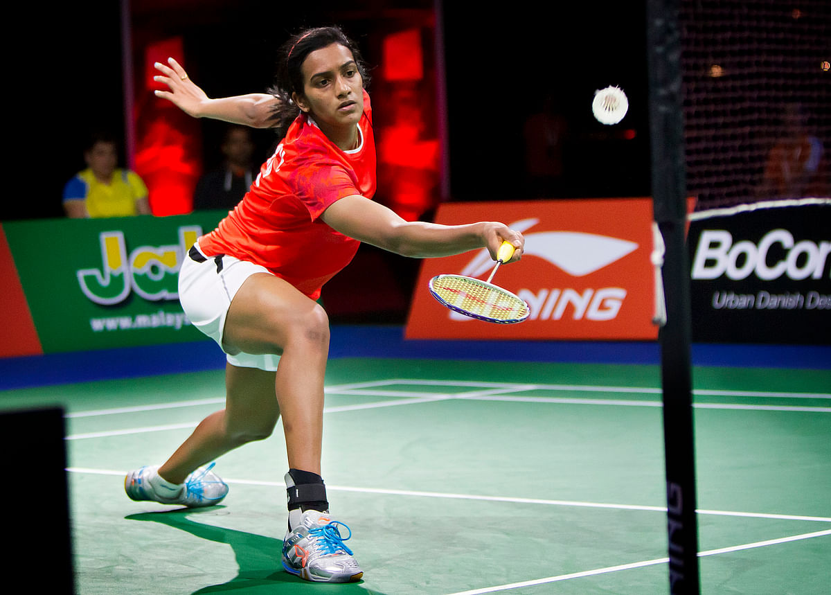 PV Sindhu celebrated her 23rd birthday with a straight-game win over Japan’s Aya Ohori in the pre-quarters match.