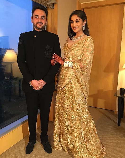 Namit Soni and Poorna Patel are reception ready.&nbsp;