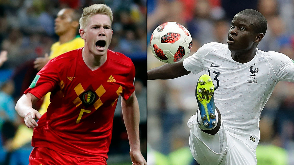 4 key head-to-head duels which could prove decisive in the World Cup semi-final between France and Belgium.