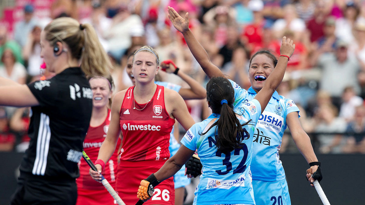 Indian women’s hockey team drew 1-1 with England in their opening match of the Women’s Hockey World Cup.