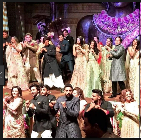 And this was the Bollywood flash mob!