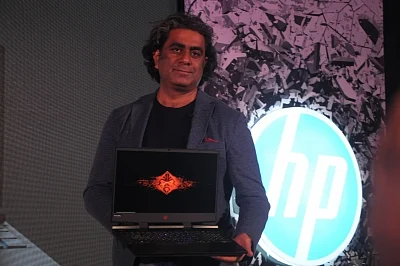 New Delhi: HP Inc India Senior Director (Personal Systems) Vickram Bedi at the launch of HP Pavilion Gaming and Omen laptops, in New Delhi on July 10, 2018. (Photo: IANS)
