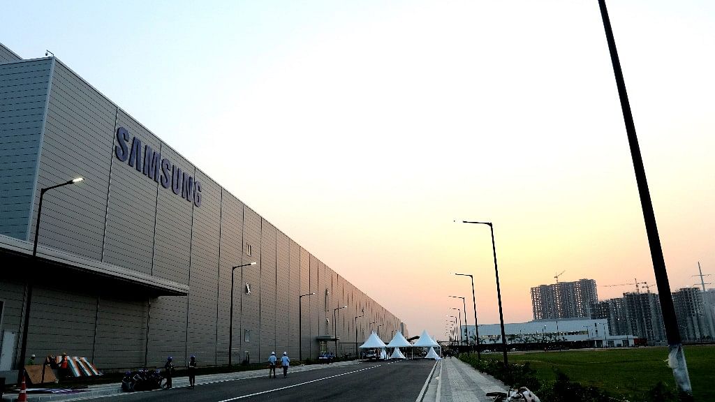 Samsung’s second mobile manufacturing unit in Noida.