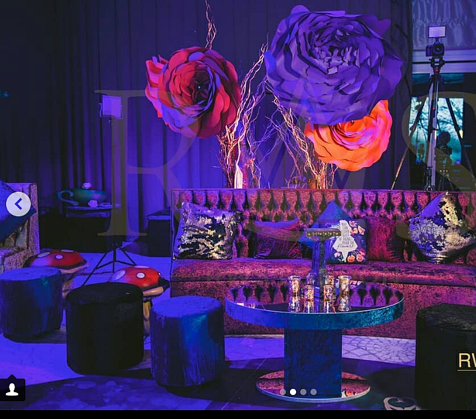 The devil is in the detail, decor set-up for the sangeet night.&nbsp;