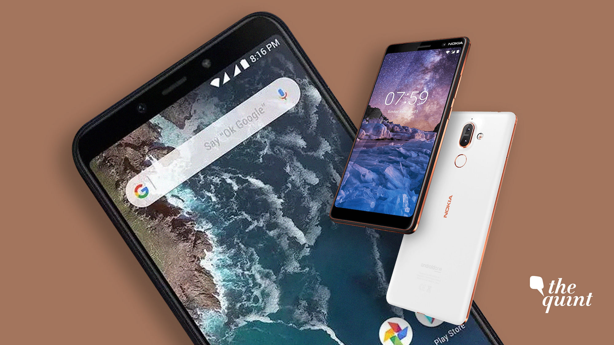 The Mi A2 will take the fight to the Nokia 7 Plus in the mid-range Android One powered phones.