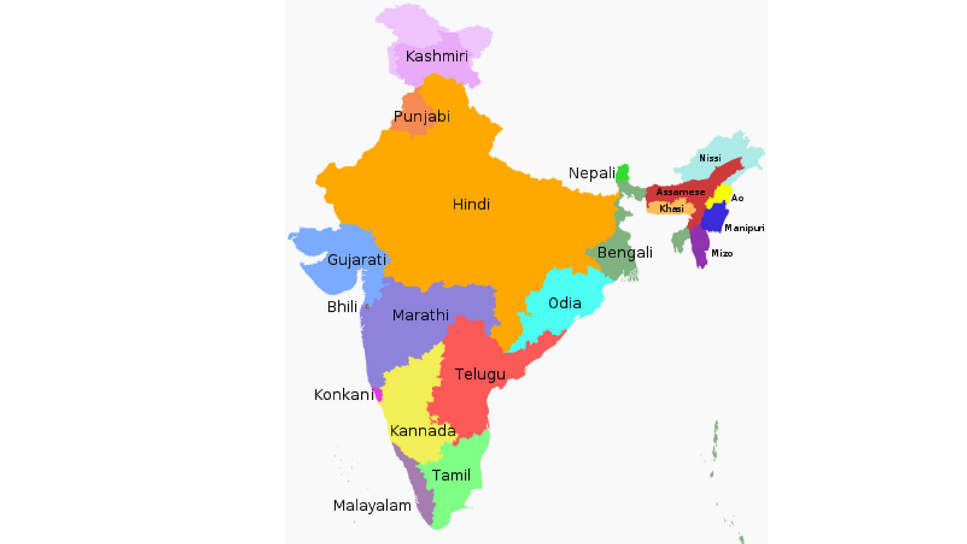 Owing to the higher population growth in the native Hindi speaking states, Hindi is now the mother tongue of 43.63 percent of Indians.