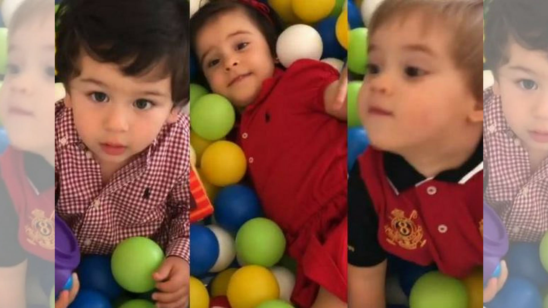 Karan Johar took to Twitter to post a video of Taimur enjoying his play date with his twins, Yash and Roohi. 