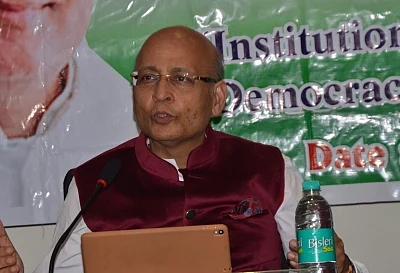 Abhishek Manu Singhvi. (Photo: IANS)