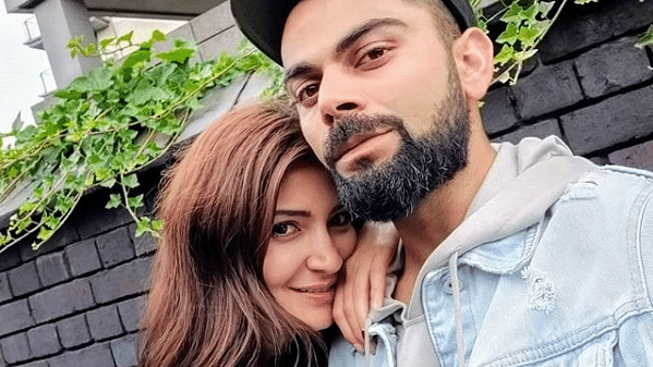 Virat Kohli posted a picture with wife Anushka as the two enjoyed an off day in England before the start of the Test series.
