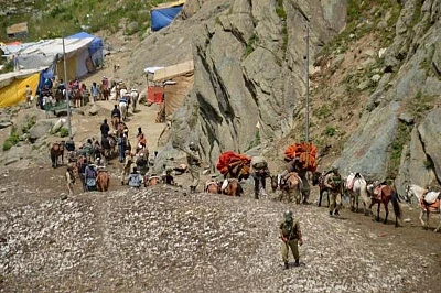 Pilgrims leave for Amarnath. (File Photo: IANS)